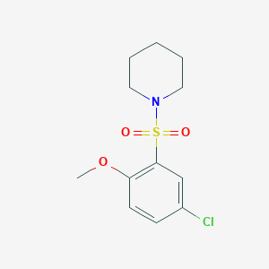 1-(5-Chloro-2-methoxyphenyl)sulfonylpiperidine