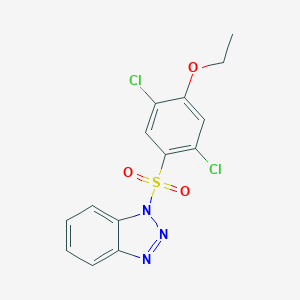 1-(2,5-Dichloro-4-ethoxyphenyl)sulfonylbenzotriazole
