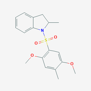 1-[(2,5-Dimethoxy-4-methylphenyl)sulfonyl]-2-methylindoline