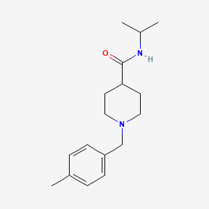 molecular formula C17H26N2O B3452182 N-isopropyl-1-(4-methylbenzyl)-4-piperidinecarboxamide 