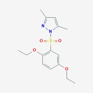 1-[(2,5-diethoxyphenyl)sulfonyl]-3,5-dimethyl-1H-pyrazole