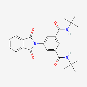molecular formula C24H27N3O4 B3452194 N,N'-di-tert-butyl-5-(1,3-dioxo-1,3-dihydro-2H-isoindol-2-yl)isophthalamide 