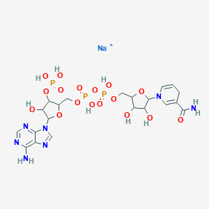 molecular formula C21H30N7NaO17P3 B034529 alpha-NADPH sodium salt CAS No. 108321-28-4