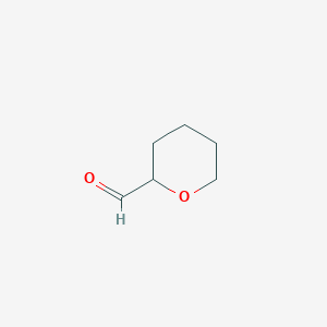 molecular formula C6H10O2 B034532 四氢-2H-吡喃-2-甲醛 CAS No. 19611-45-1