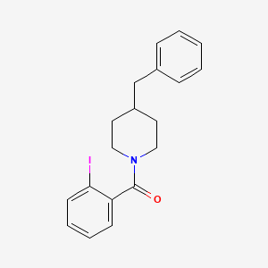4-benzyl-1-(2-iodobenzoyl)piperidine
