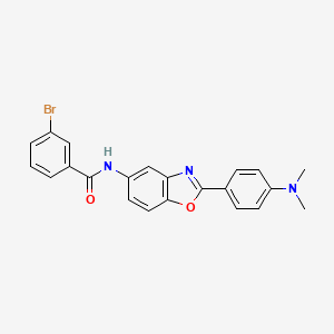 3-bromo-N-{2-[4-(dimethylamino)phenyl]-1,3-benzoxazol-5-yl}benzamide