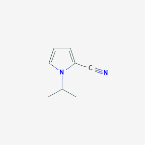 molecular formula C8H10N2 B034548 1-Isopropyl-1H-pyrrole-2-carbonitrile CAS No. 101001-62-1