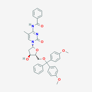 molecular formula C38H37N3O7 B034551 5'-O-(4,4'-Dimethoxytrityl)-N4-benzoyl-5-methyl-2'-deoxycytidine CAS No. 104579-03-5