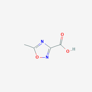 molecular formula C4H4N2O3 B034561 5-Methyl-1,2,4-oxadiazole-3-carboxylic acid CAS No. 19703-92-5