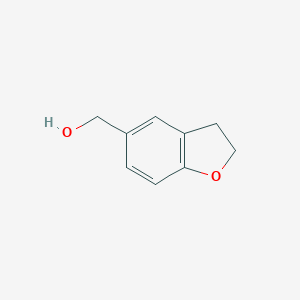 molecular formula C9H10O2 B034564 2,3-Dihydro-1-benzofuran-5-ylmethanol CAS No. 103262-35-7