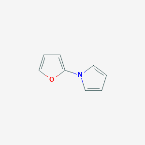 molecular formula C8H7NO B034565 N-(2-Furanyl)pyrrole CAS No. 104792-12-3