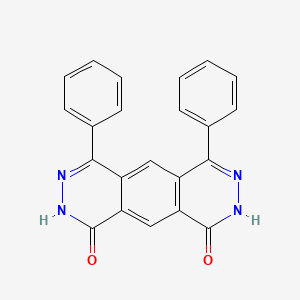 molecular formula C22H14N4O2 B3457281 4,6-diphenylpyridazino[4,5-g]phthalazine-1,9(2H,8H)-dione 