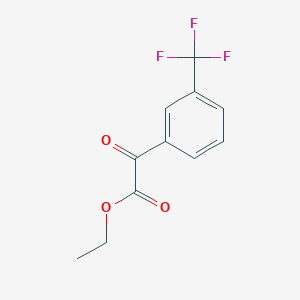 molecular formula C11H9F3O3 B034573 Ethyl (3-Trifluoromethylphenyl)glyoxylate CAS No. 110193-60-7