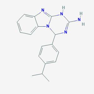 4-[4-(Propan-2-yl)phenyl]-4,10-dihydro[1,3,5]triazino[1,2-a]benzimidazol-2-amine
