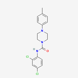 molecular formula C18H19Cl2N3O B3457481 N-(2,4-dichlorophenyl)-4-(4-methylphenyl)piperazine-1-carboxamide 