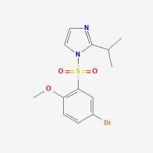 1-(5-Bromo-2-methoxy-benzenesulfonyl)-2-isopropyl-1H-imidazole