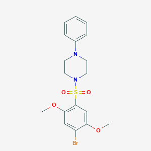 1-[(4-Bromo-2,5-dimethoxyphenyl)sulfonyl]-4-phenylpiperazine