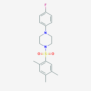 1-(4-Fluorophenyl)-4-(2,4,5-trimethylphenyl)sulfonylpiperazine