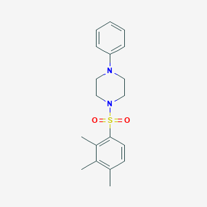 1-Phenyl-4-(2,3,4-trimethylphenyl)sulfonylpiperazine