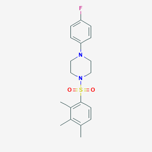 1-(4-Fluorophenyl)-4-(2,3,4-trimethylbenzenesulfonyl)piperazine