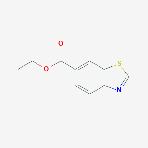 molecular formula C10H9NO2S B034592 Ethyl benzo[d]thiazole-6-carboxylate CAS No. 19989-64-1