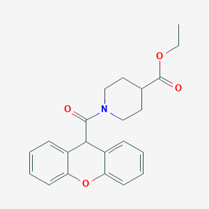 molecular formula C22H23NO4 B3459383 ethyl 1-(9H-xanthene-9-carbonyl)piperidine-4-carboxylate 