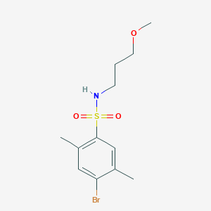 [(4-Bromo-2,5-dimethylphenyl)sulfonyl](3-methoxypropyl)amine