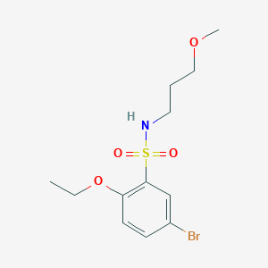 [(5-Bromo-2-ethoxyphenyl)sulfonyl](3-methoxypropyl)amine