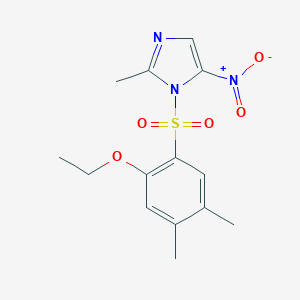 1-((2-ethoxy-4,5-dimethylphenyl)sulfonyl)-2-methyl-5-nitro-1H-imidazole