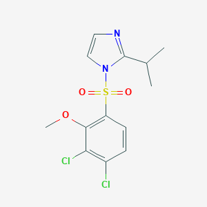 3,4-Dichloro-2-methoxy-1-{[2-(methylethyl)imidazolyl]sulfonyl}benzene