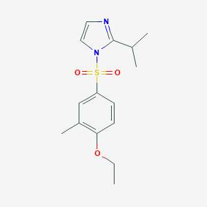 1-[(4-ethoxy-3-methylphenyl)sulfonyl]-2-isopropyl-1H-imidazole