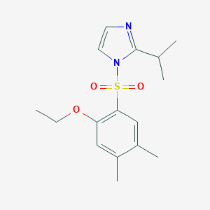 1-[(2-Ethoxy-4,5-dimethylphenyl)sulfonyl]-2-(methylethyl)imidazole