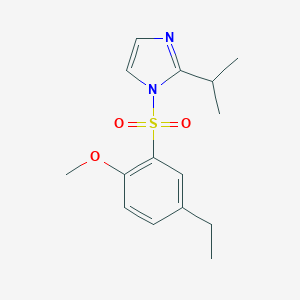 1-[(5-Ethyl-2-methoxyphenyl)sulfonyl]-2-(methylethyl)imidazole