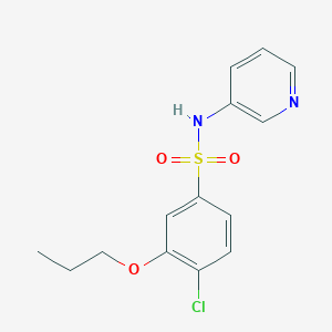 4-chloro-3-propoxy-N-pyridin-3-ylbenzenesulfonamide