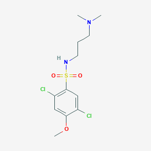 [(2,5-Dichloro-4-methoxyphenyl)sulfonyl][3-(dimethylamino)propyl]amine