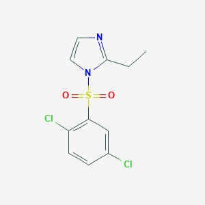 1-[(2,5-dichlorophenyl)sulfonyl]-2-ethyl-1H-imidazole
