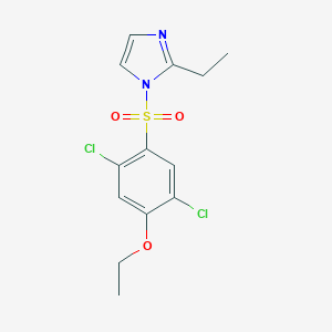 1-[(2,5-dichloro-4-ethoxyphenyl)sulfonyl]-2-ethyl-1H-imidazole