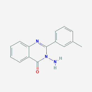 molecular formula C15H13N3O B346060 3-Amino-2-M-tolylquinazolin-4(3H)-one CAS No. 174680-31-0