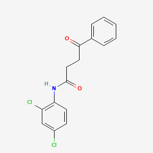 molecular formula C16H13Cl2NO2 B3461025 N-(2,4-dichlorophenyl)-4-oxo-4-phenylbutanamide 