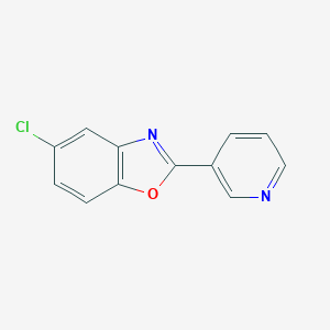 molecular formula C12H7ClN2O B346107 5-Chloro-2-pyridin-3-yl-1,3-benzoxazole CAS No. 92059-24-0