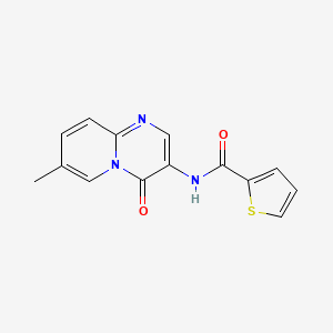 molecular formula C14H11N3O2S B3461074 N-(7-methyl-4-oxopyrido[1,2-a]pyrimidin-3-yl)thiophene-2-carboxamide 