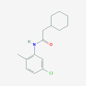 molecular formula C15H20ClNO B3461117 N-(5-chloro-2-methylphenyl)-2-cyclohexylacetamide 