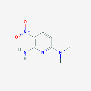 molecular formula C7H10N4O2 B346119 N2,N2-dimethyl-5-nitropyridine-2,6-diamine CAS No. 136646-63-4