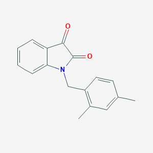 molecular formula C17H15NO2 B346134 1-(2,4-二甲基苄基)-1H-吲哚-2,3-二酮 CAS No. 406477-11-0