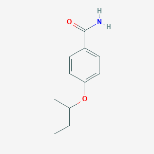 molecular formula C11H15NO2 B346154 4-(Butan-2-yloxy)benzamide CAS No. 909219-48-3