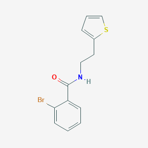 molecular formula C13H12BrNOS B346208 2-bromo-N-[2-(thiophen-2-yl)ethyl]benzamide CAS No. 941213-41-8