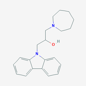 alpha-((Hexahydro-1H-azepin-1-yl)methyl)-9H-carbazole-9-ethanol