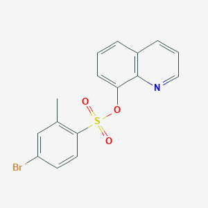 Quinolin-8-yl 4-bromo-2-methylbenzenesulfonate