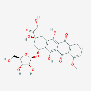 7-O-Ribofuranosyladriamycinone