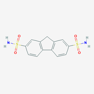 molecular formula C13H12N2O4S2 B346381 9H-Fluorene-2,7-disulfonamide CAS No. 13354-23-9